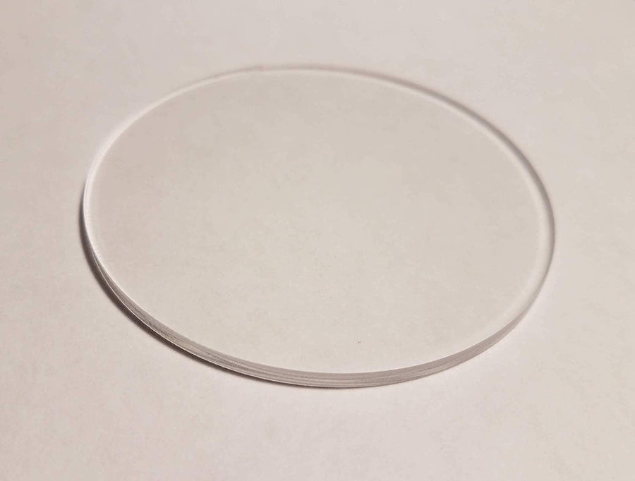 Transparent Circle Acrylic Sheet 6 pcs for decoration