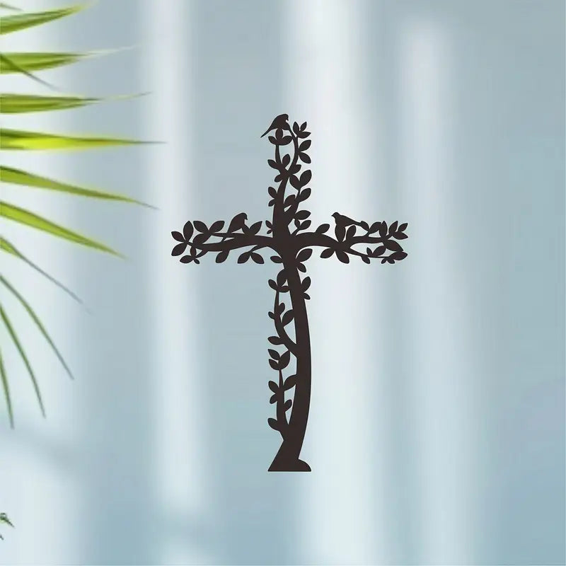 Jesus Cross Tree & Birds – Christian Home Décor – Christmas & Baptism