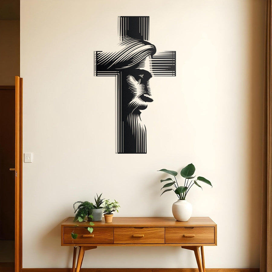 Jesus & Cross – Christmas & Baptism – For Church & Home Decal