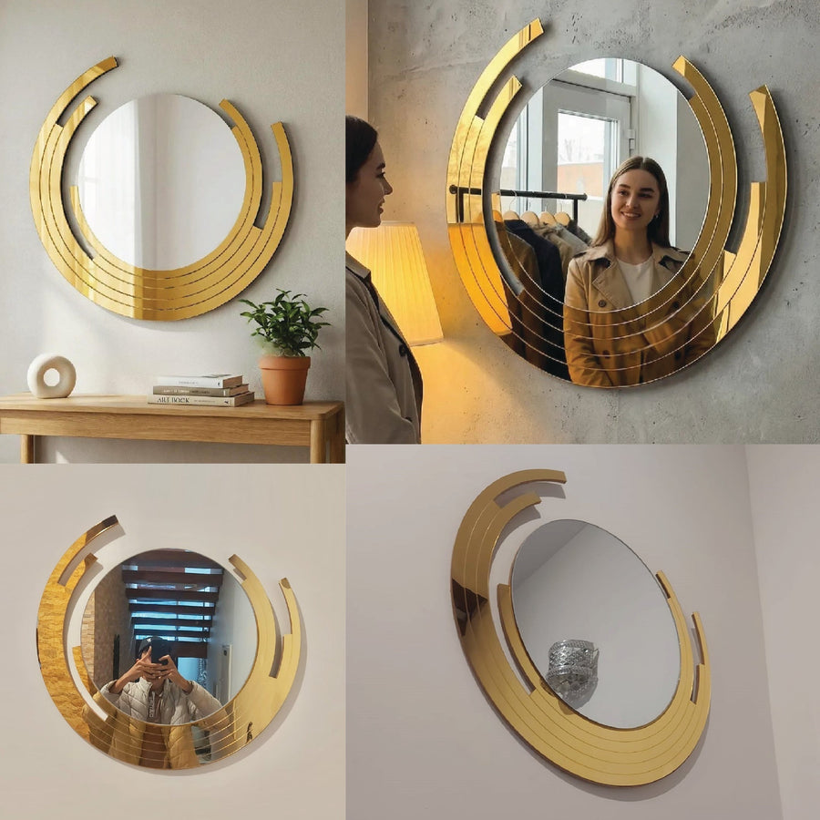 Premium Elegant Round Mirror Wall Decor