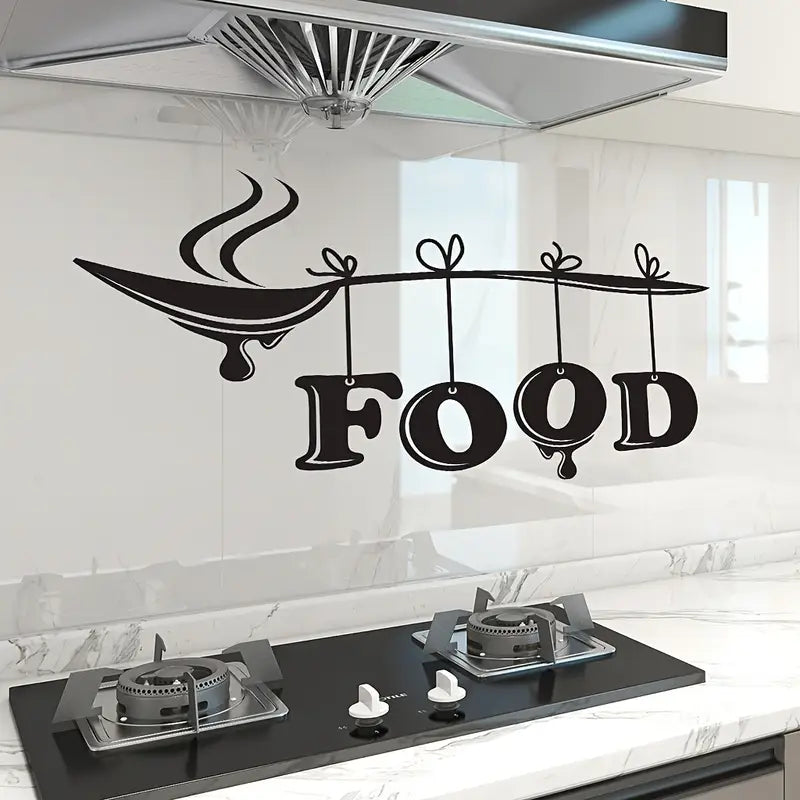 Spoon With Food – Beautiful Kitchen Wall Decal – for Home & Restaurant