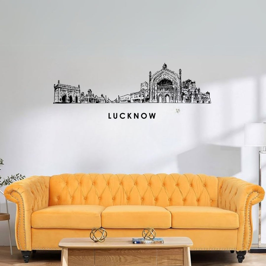 Lucknow, India – Skyline Acrylic Wall Art – Home Decal – Indian National Day