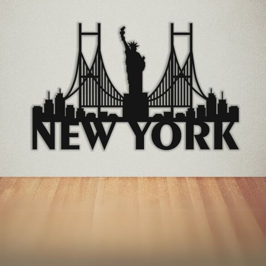 New York, America – Skyline Acrylic Wall Art – Home Decal – National Day