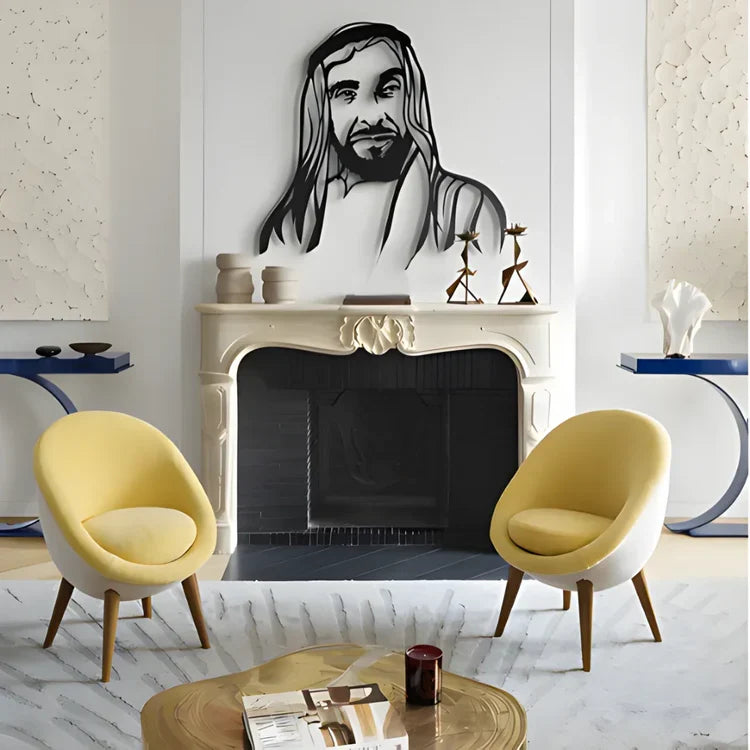 Sheikh Zayed bin Sultan Acrylic Portrait | UAE Founder Wall Art