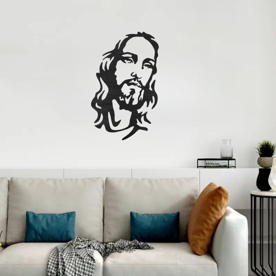 Jesus Christ's Face – Christmas & Baptism – For Church or Home wall Decal