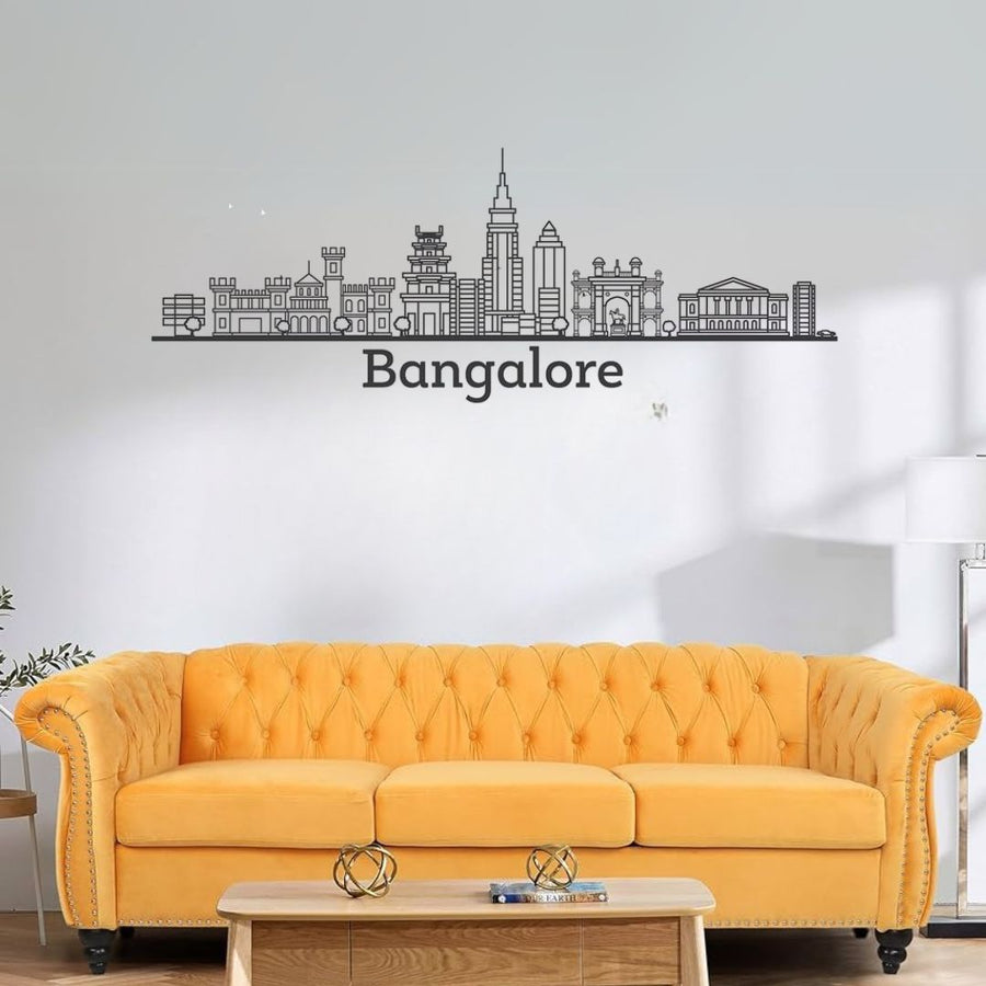 Bangalore, India – Skyline Acrylic Wall Art – Home Decal – Indian National Day