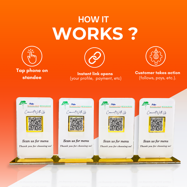 Menu Standee (Pack of 4)