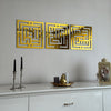 Kufic Subhanallah Alhamdulillah Allahuakbar Acrylic Islamic Wall Art Decor