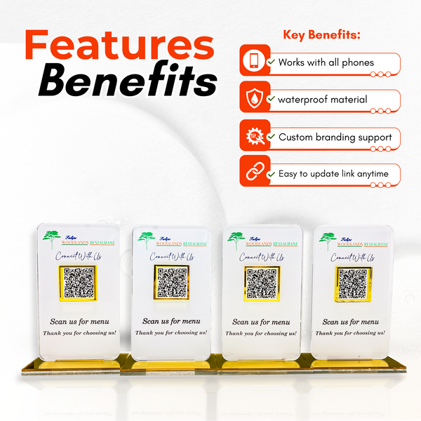 Menu Standee (Pack of 4)