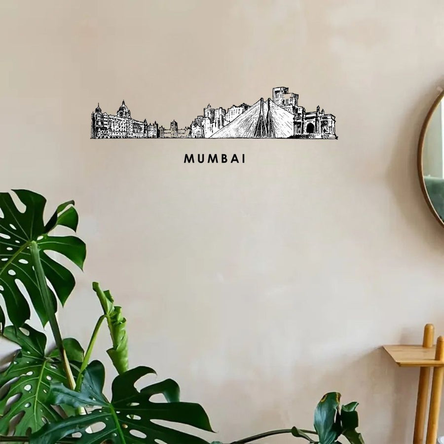 Mumbai, India – Skyline Acrylic Wall Art – Home Decal – Indian National Day