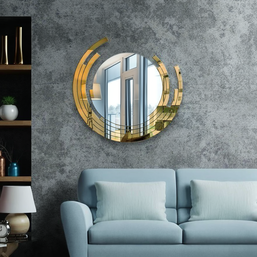 Premium Elegant Round Mirror Wall Decor
