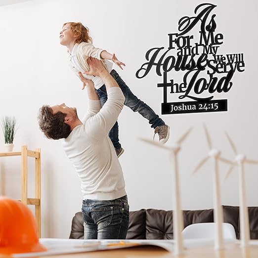 Bible Verses As For Me And My House – Christian Wall Decor