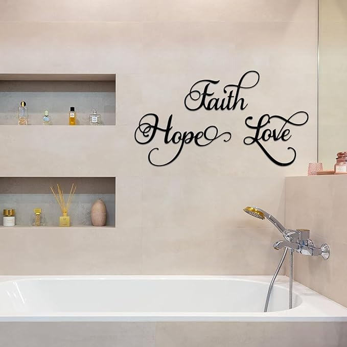 Faith, Hope, Love – Christmas Gift – Home Wall Decor