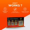 3-in-1 Digital QR NFC Standee