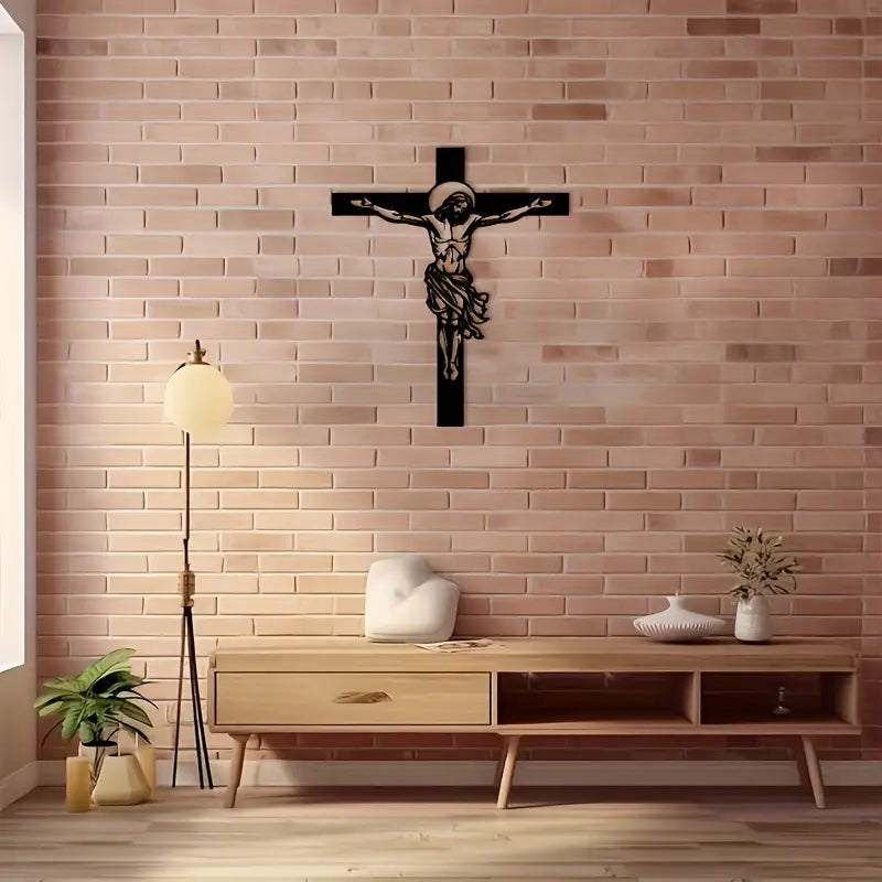 Jesus Christ and Cross – Christian Acrylic Wall Home Decal