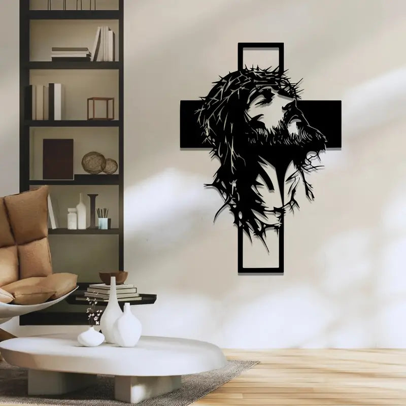 Jesus With Cross – Chrismas Wall Decor