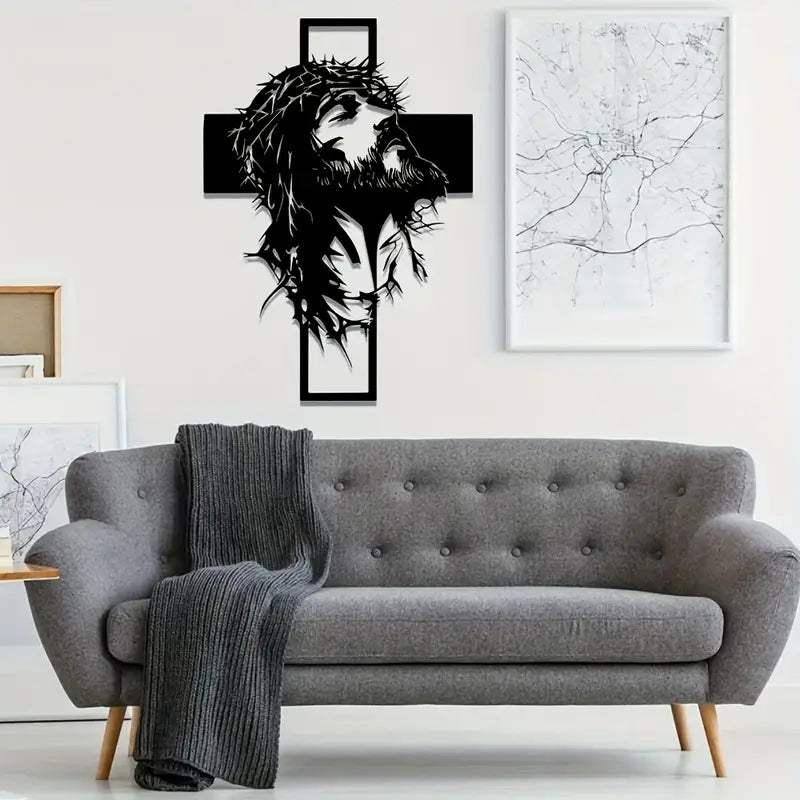 Jesus With Cross – Chrismas Wall Decor