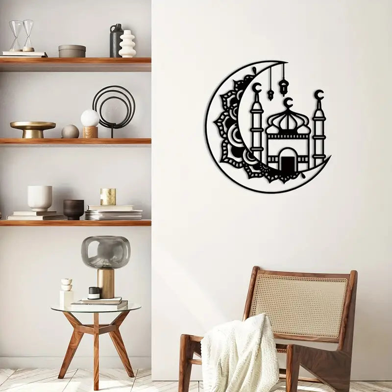 Ramadan Moon With Mosque & light