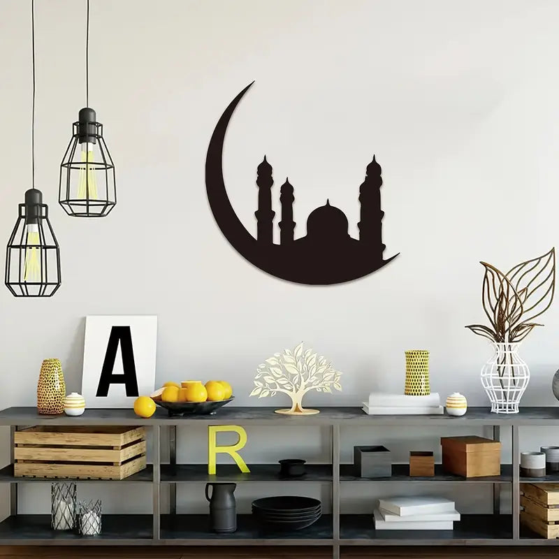 Ramadan Moon, Mosque With Minars