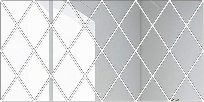 Diamond Mirror Reflective Wall Mirror – Acrylic Mirror For Home Decor