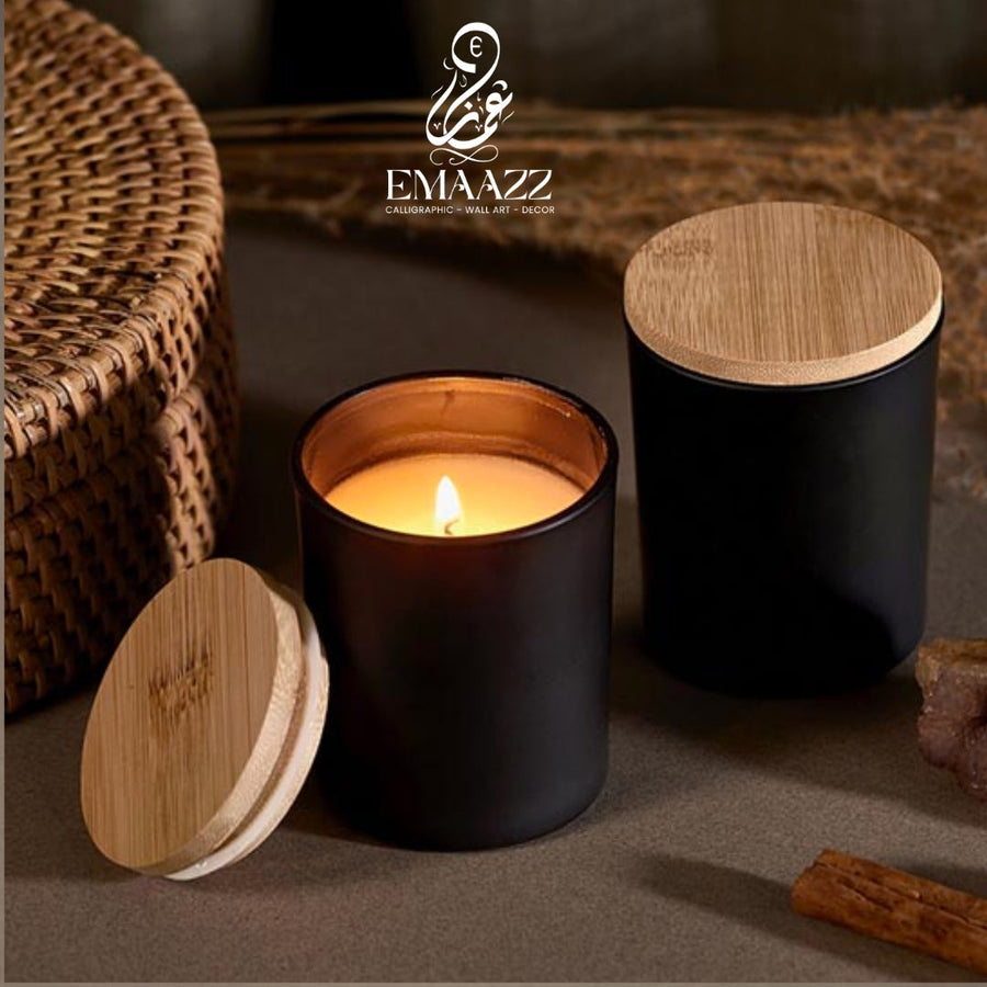Premium Oud & Vanilla Scented Candle