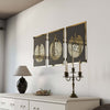 Set of Ayatul Kursi, Surah Al-Falaq, Surah An-Nâs Acrylic Islamic Wall Art