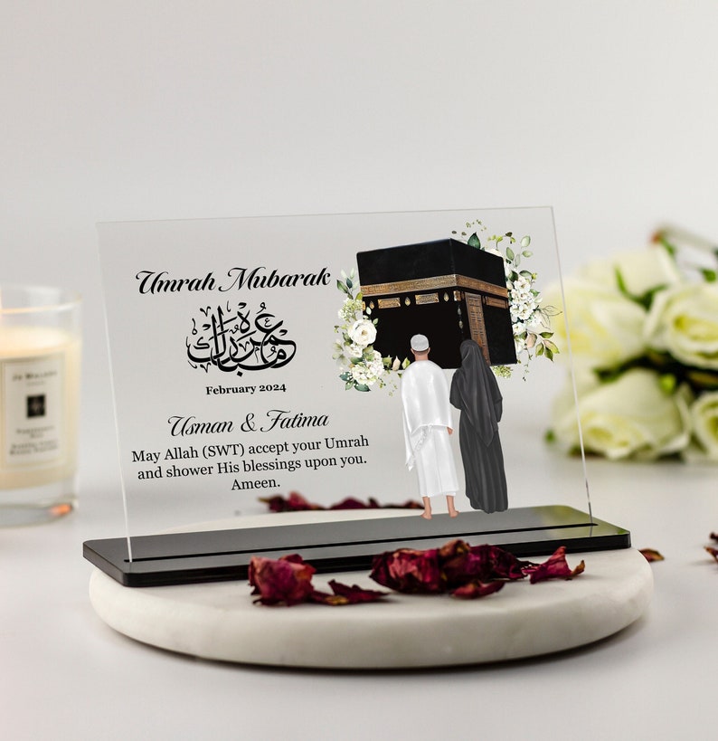 Umrah Mubarak gifts, Personalised Islamic Gifts