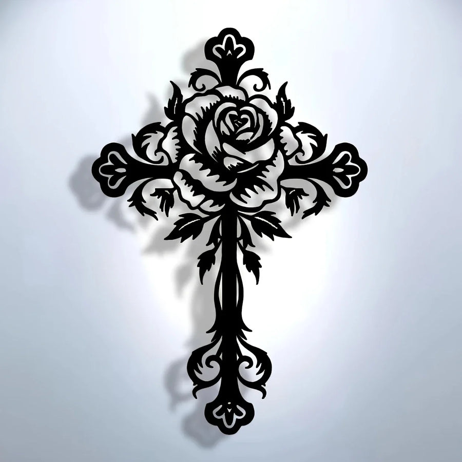 Jesus Cross Unique Design – Christmas & Baptism Decor – For Church or Home