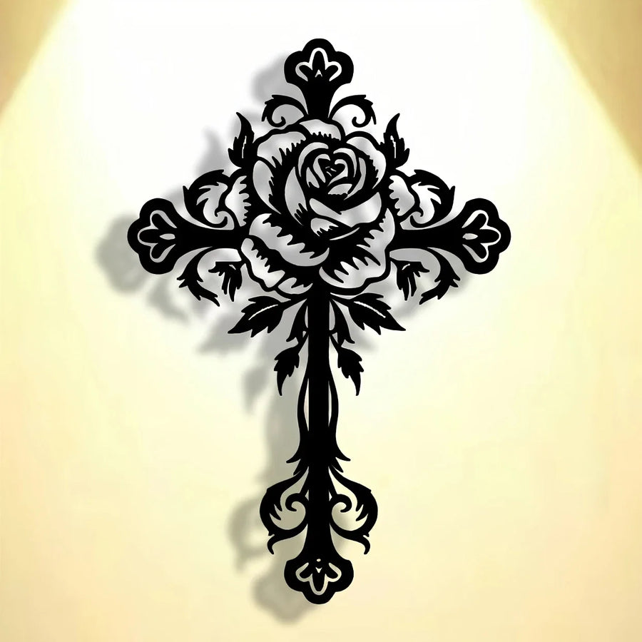 Jesus Cross Unique Design – Christmas & Baptism Decor – For Church or Home
