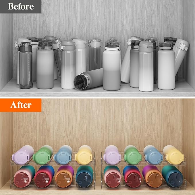 Stackable Water Bottle Organizer