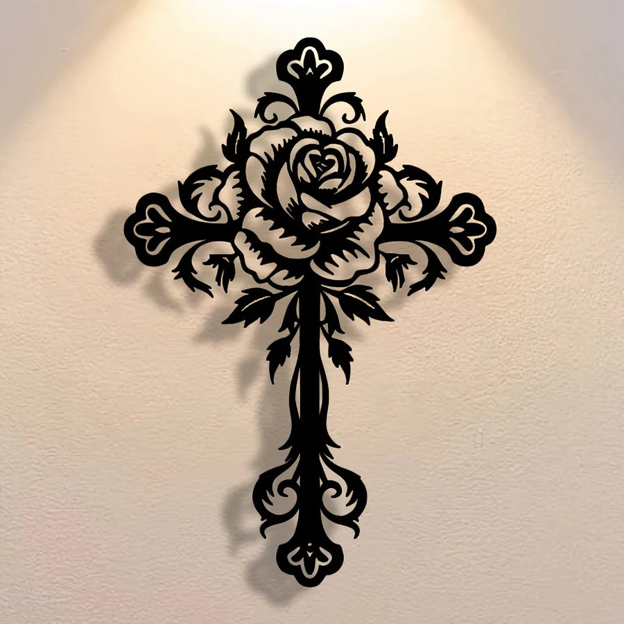 Jesus Cross Unique Design – Christmas & Baptism Decor – For Church or Home