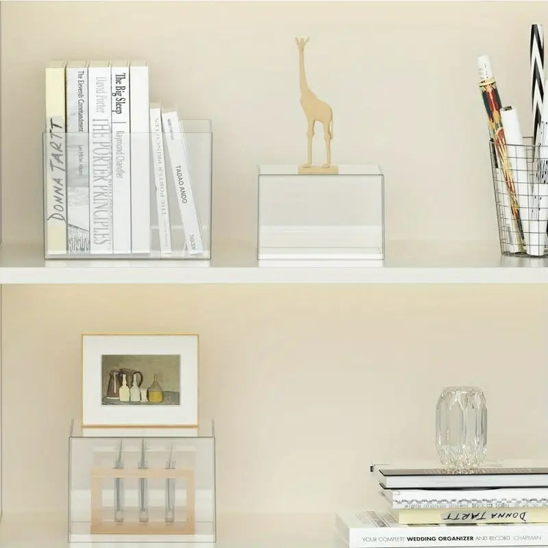 Six Transparent Acrylic Boxes for Displaying Buffet Stands And Supports, Party Food
