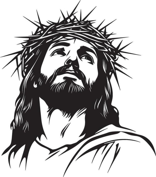Jesus Christ – Christmas & Baptism – For Church or Home Decal
