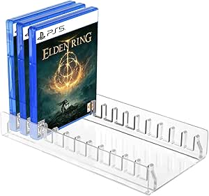 Acrylic Video Game Storage Organizer Stand for PS5, PS4, PS3, Game Storage, PS5 Game