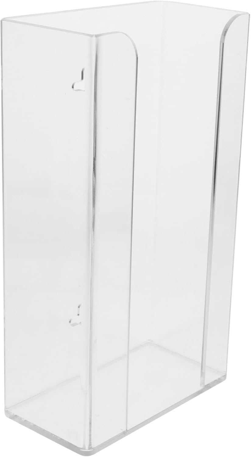 Box Shoe Covers Dispenser Napkin Basket Disposable Gloves Dispenser Acrylic Glove Holder
