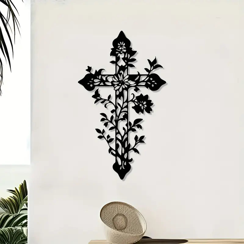 Jesus Cross Floral Tree Branches – Christmas & Baptism – For Church or Home