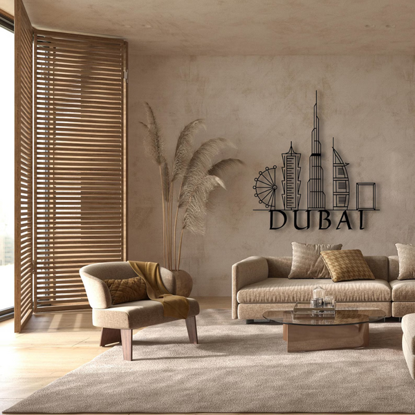 Dubai, UAE – Skyline Acrylic Wall Art – Home Decal – National Day
