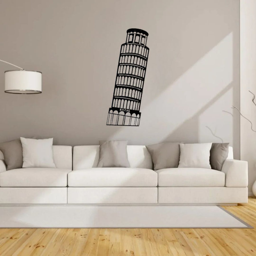 Pisa Tower, Italy – Skyline Acrylic Wall Art – Home Decal – National Day