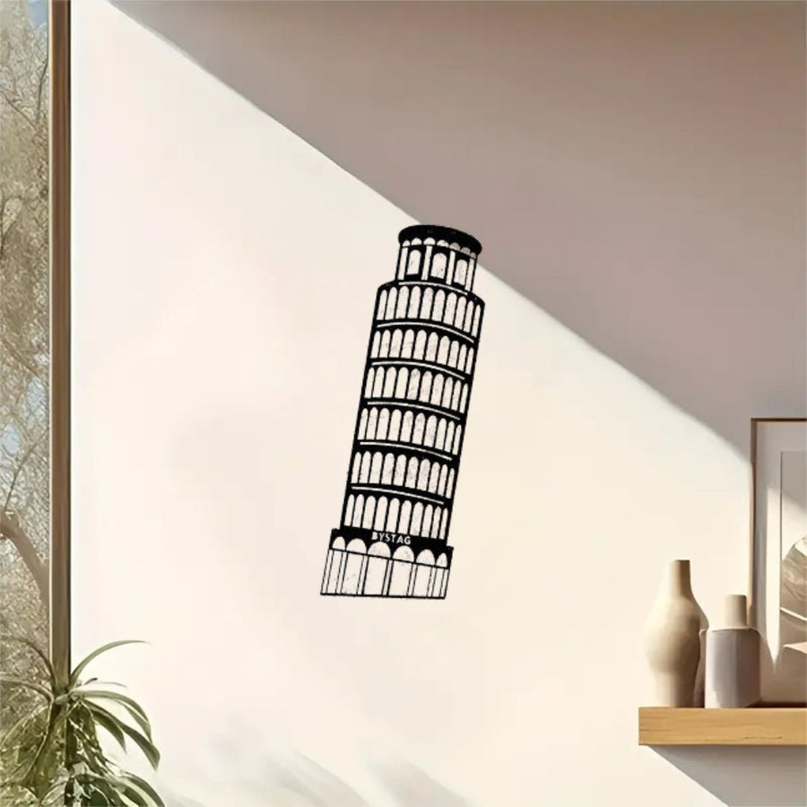 Pisa Tower, Italy – Skyline Acrylic Wall Art – Home Decal – National Day