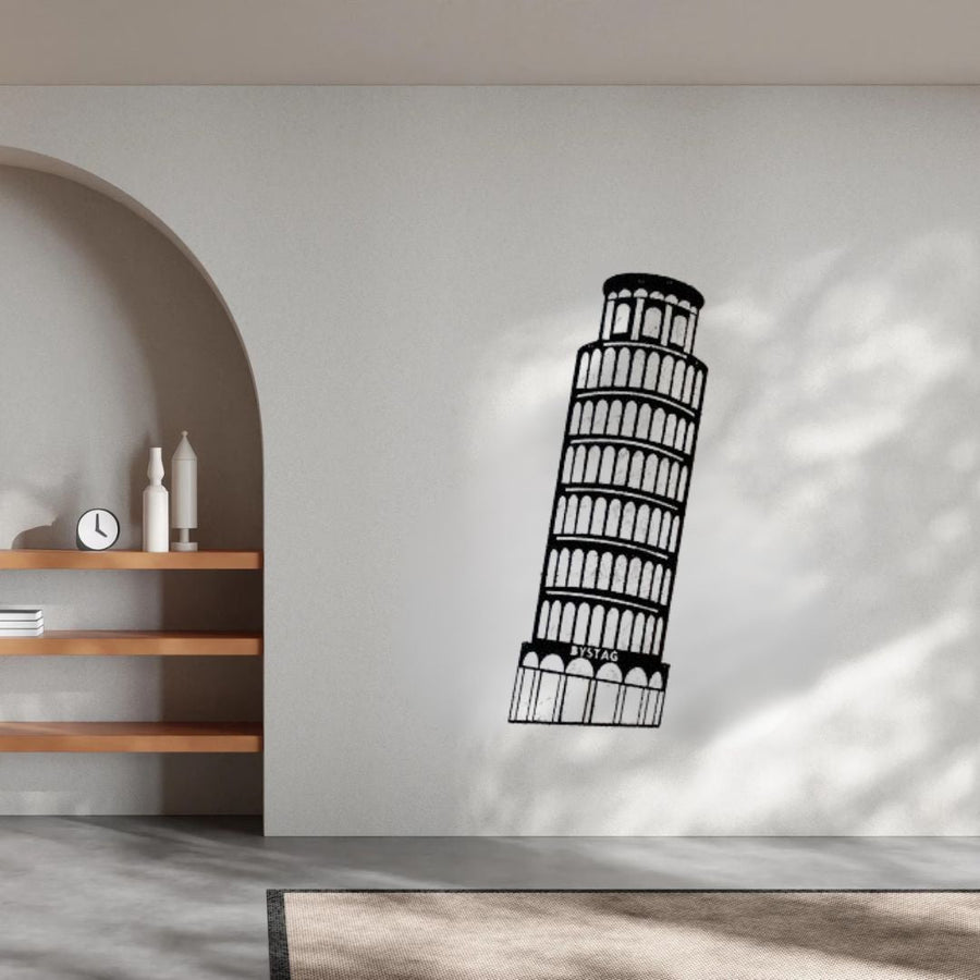 Pisa Tower, Italy – Skyline Acrylic Wall Art – Home Decal – National Day