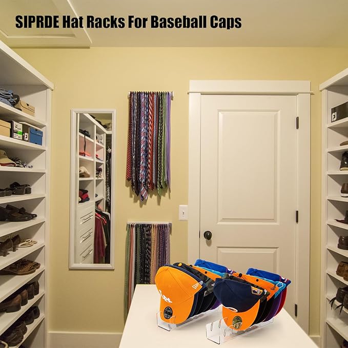 Hat Stand for Baseball Caps Display and Organizer