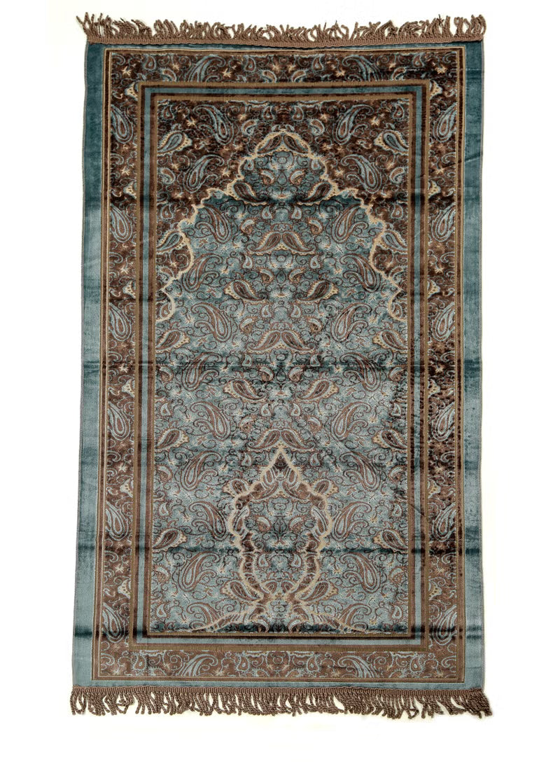 Prayer Mat 614GSM Anti-Slip Velvet Top Islamic Prayer Mat New Design Thick Padded Sajadah