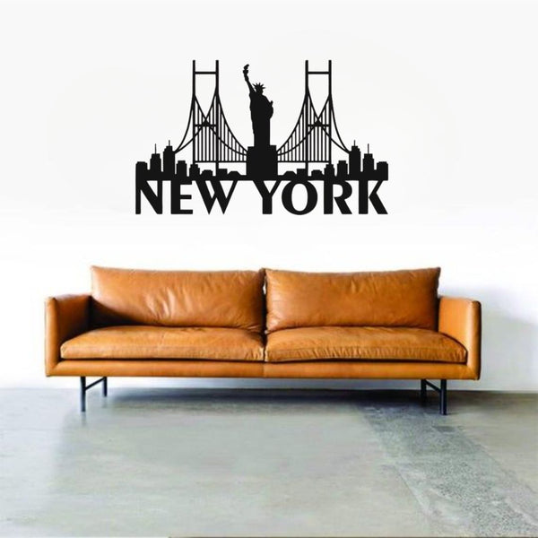 New York, America – Skyline Acrylic Wall Art – Home Decal – National Day