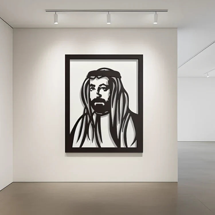 Sheikh Sultan Al Qasimi Acrylic Wall Portrait