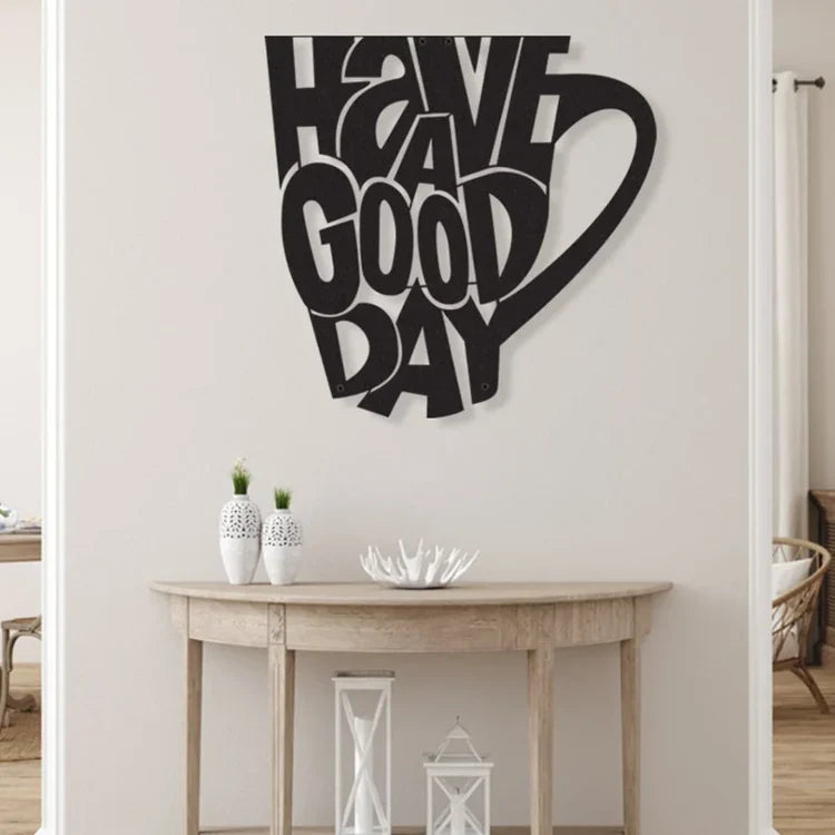 Have A Good Day Wall Art | 3D Acrylic Cafe Decor