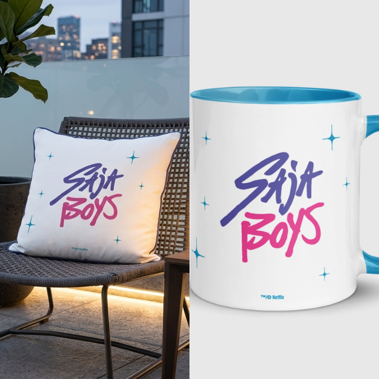 Kpop Demon Pillow + Mug Combo 1