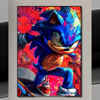 Super Sonic Paint Wall Art