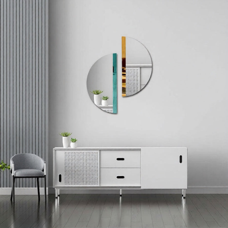 Abstract Mirror Wal Decor
