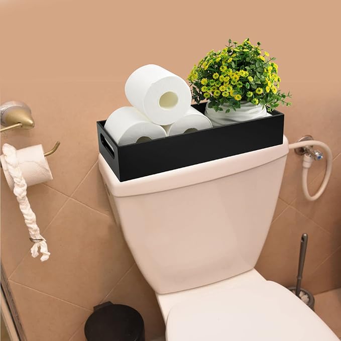 Acrylic Toilet Paper Holder with Storage