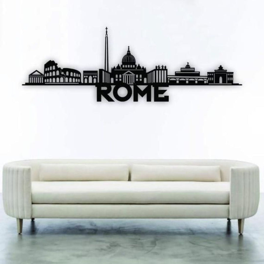 Rome City, Paris – Skyline Acrylic Wall Art – Home Decal – National Day